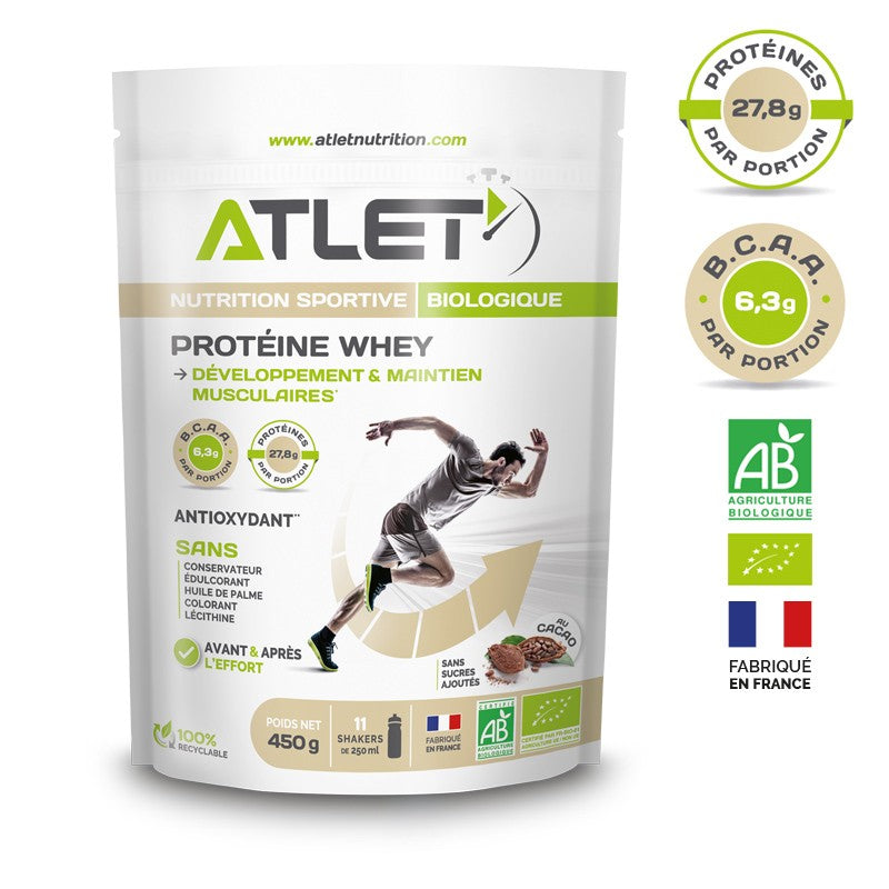 protéine whey biologique ATLET