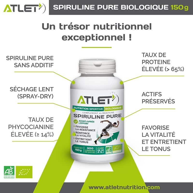 spiruline sportive biologique