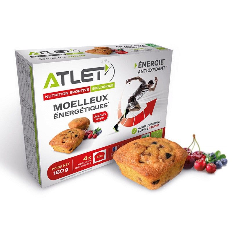 Moelleux énergétiques bio – fruits rouges