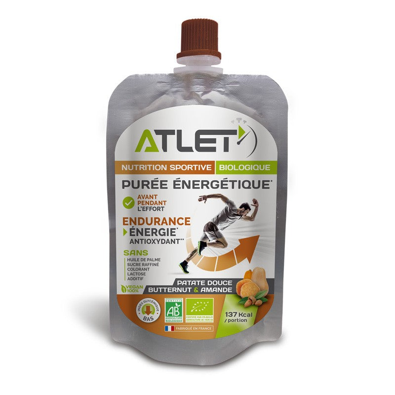 Pack 18 purées énergétiques bio butternut–patate douce–amande
