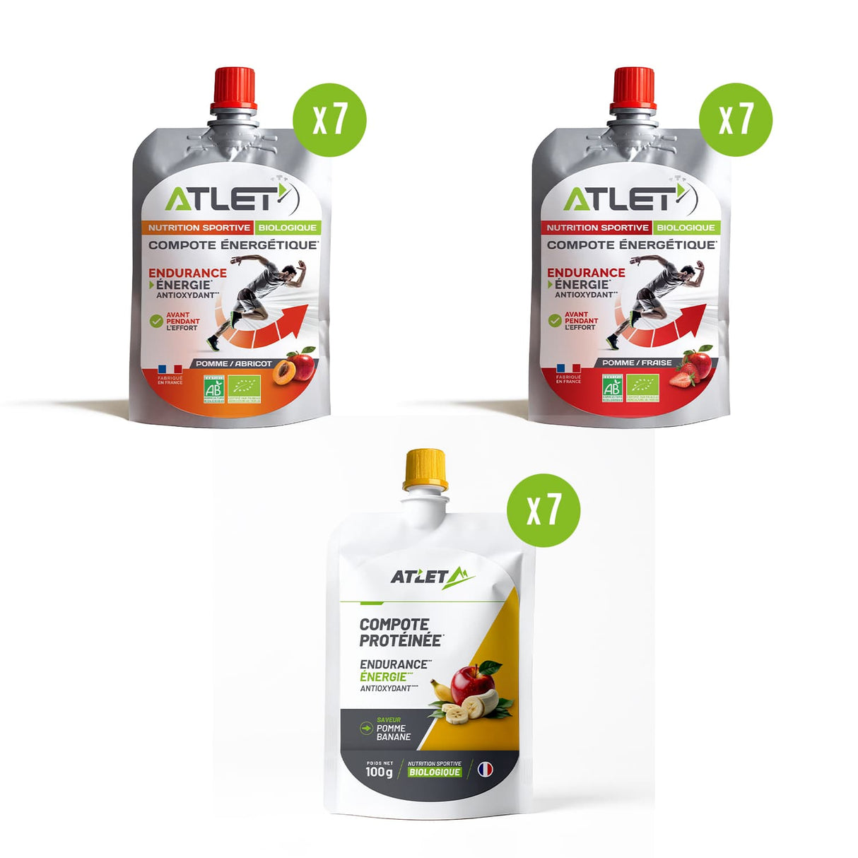 Pack mixte 21 compotes