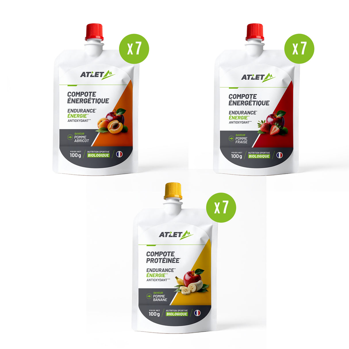 Composition pack compote