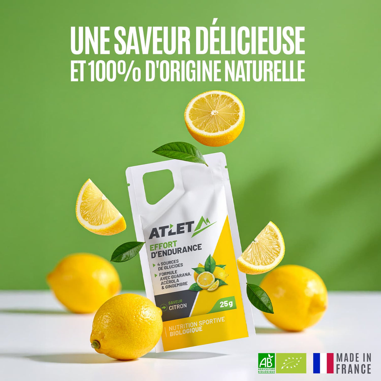 Saveur délicieuse gel citron
