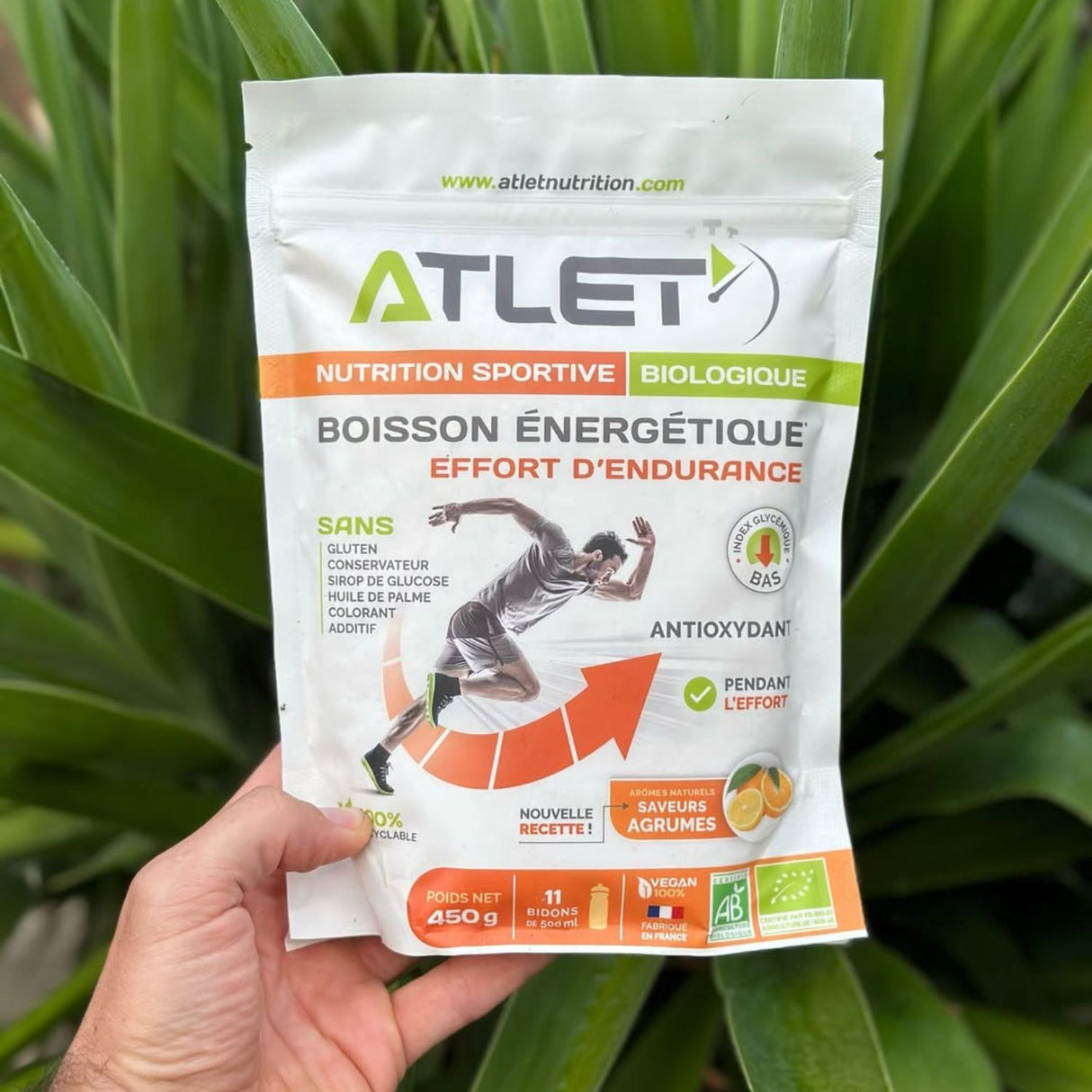 Boisson énergétique agrumes bio