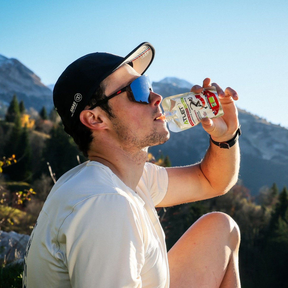 Compote pomme fraises Atlet