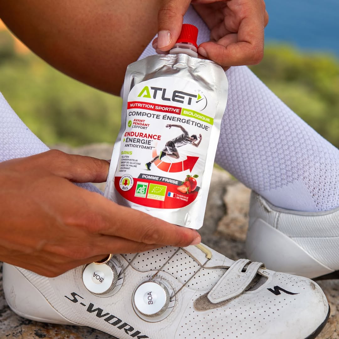 Compote Energétique Pomme Fraise Bio