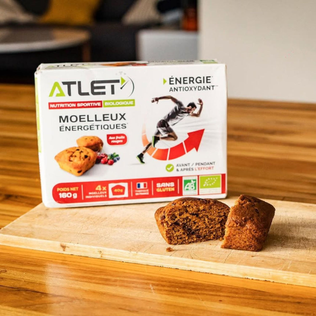 Moelleux énergétiques bio – fruits rouges