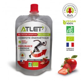 compote énergétique bio fraise