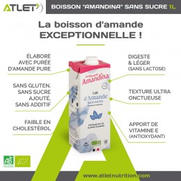 bénéfices de la boisson d'amande biologique
