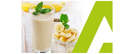 MILK SHAKE À LA BANANE ET À LA CACAHUÈTE