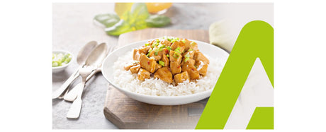 POULET AU SOJA ET AU RIZ SAFRANÉ