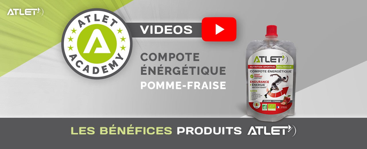 Compote énergétique pomme-fraise : bienfaits & utilisation