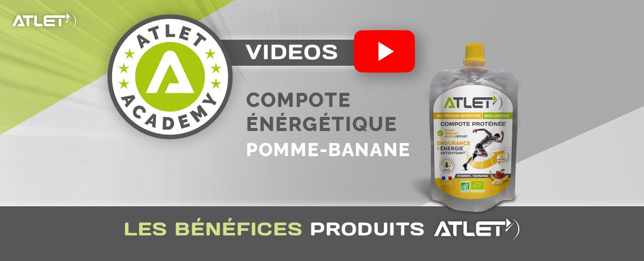 Compote énergétique protéinée pomme-banane : bienfaits et utilisatione