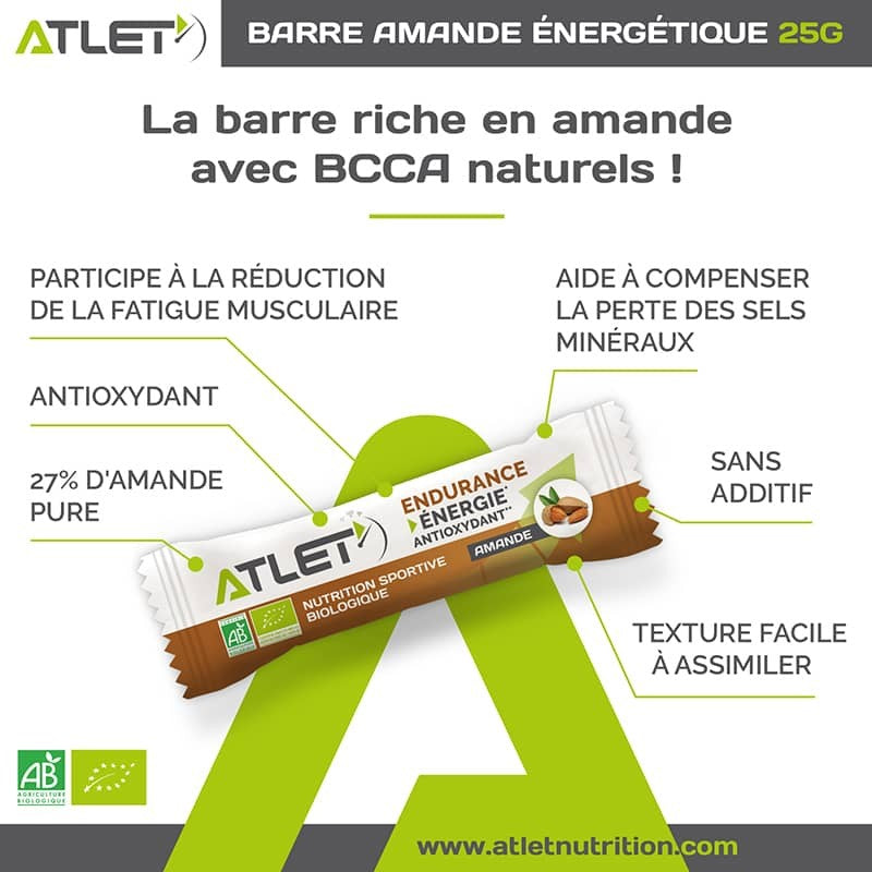 Barre Energétique Amande Bio