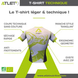 T-Shirt Technique Zippé