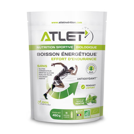 Boisson énergétique biologique pour sportif