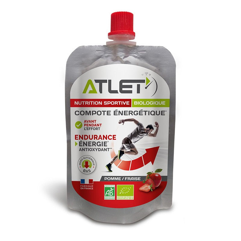 Pack de 18 Compotes Energétiques Pomme Fraise Bio