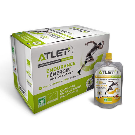 pack de compotes protéinées biologiques à la banane