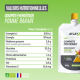 Boite de 18 compotes protéinées bio pomme-banane