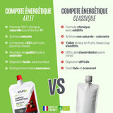 Boîte de 18 compotes énergétiques bio pomme–fraise