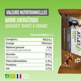 Valeurs nutritionnelles barre Atlet cacahuète toastée & caramel 