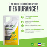 Pack 45 gels énergétiques bio – citron
