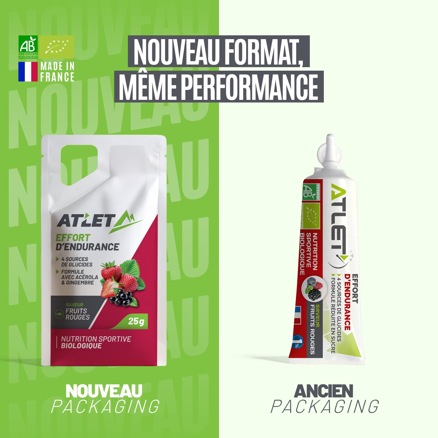 Nouveau packging gel