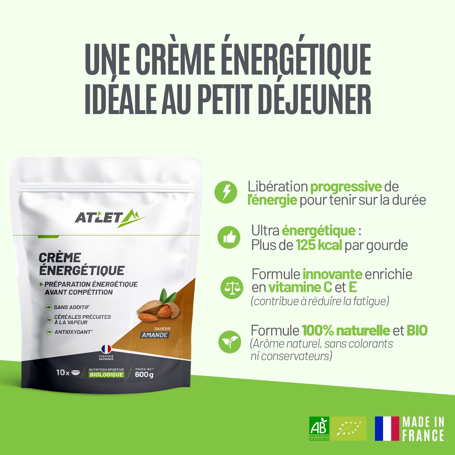 Crème énergétique amande 