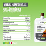 Valeurs nutritionnelles purée énergétique ATLET