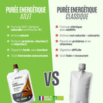 Purée énergétique ATLET vs concurrence 