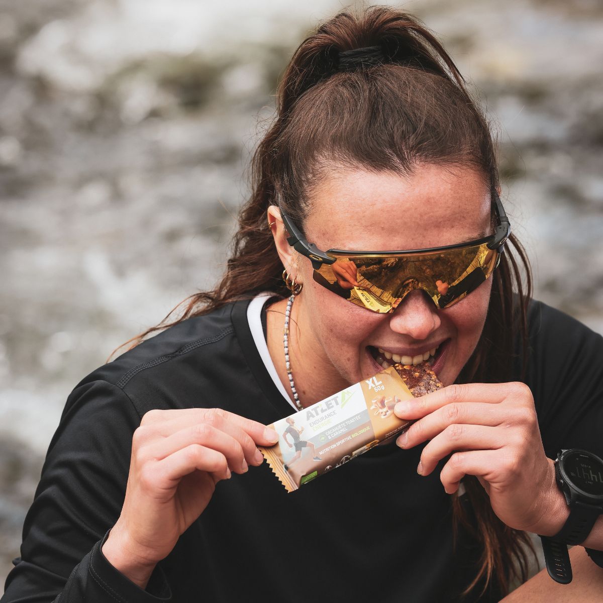 Boîte de 25 Barres Energétiques Cacahuète toastée & Caramel Bio