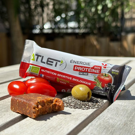 Barre Protéinée Tomate Olive Chia Bio