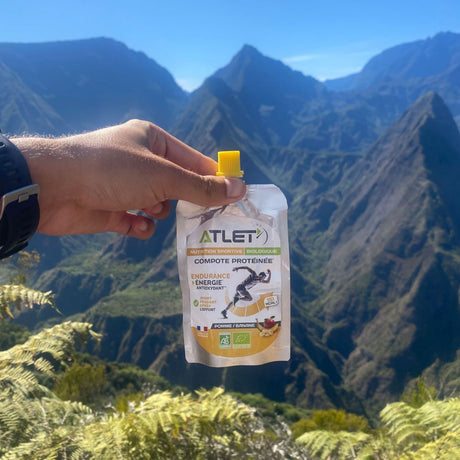 Compote protéinée pomme banane 