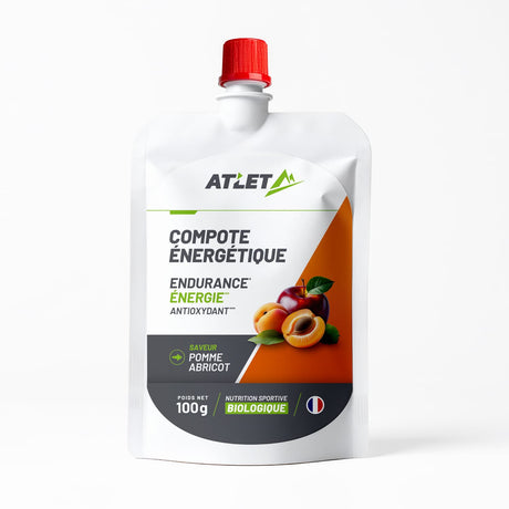 Compote énergétique pomme abricot