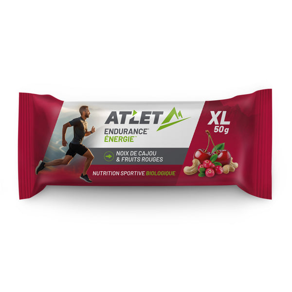 Barre Energétique Noix de cajou & Fruits rouges Bio